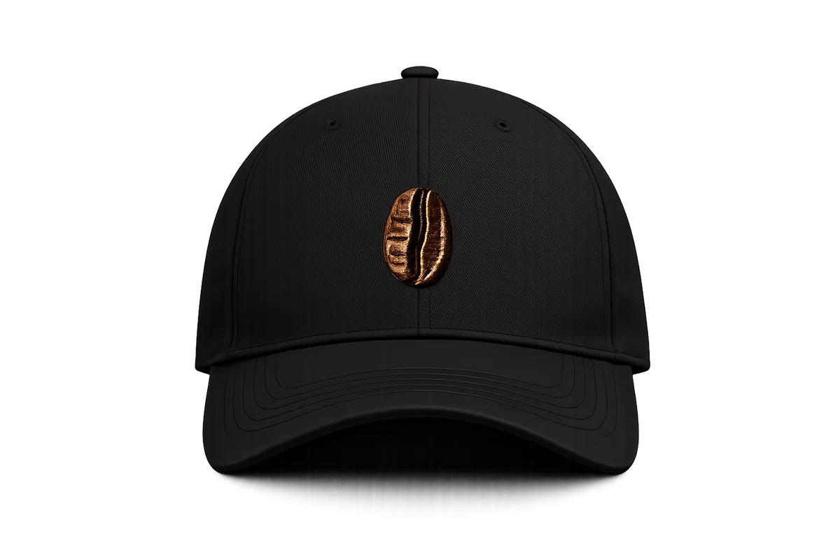 ROASTED black embroidered cap